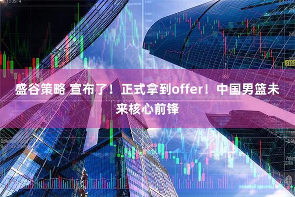 盛谷策略 宣布了！正式拿到offer！中国男篮未来核心前锋